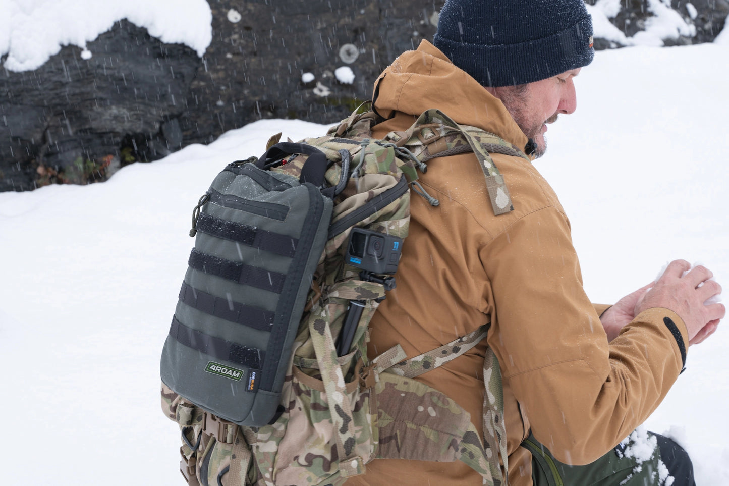 Adventure Bag for Starlink Mini. Protective case. No unpacking instant internet connection. Premium weatherproof materials. Handmade in Europe.