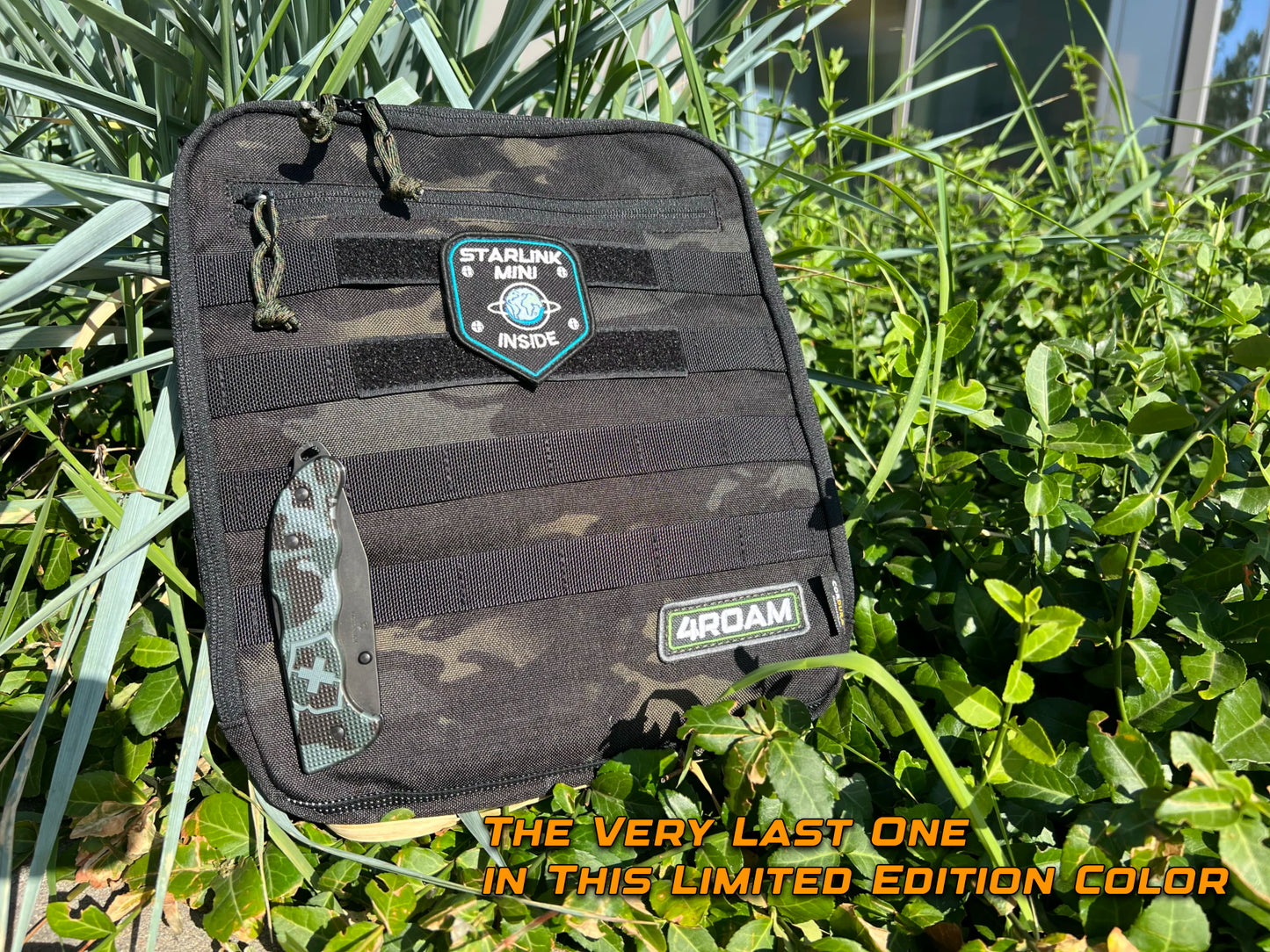 Adventure Bag for Starlink Mini. Protective case. No unpacking instant internet connection. Premium weatherproof materials. Handmade in Europe.