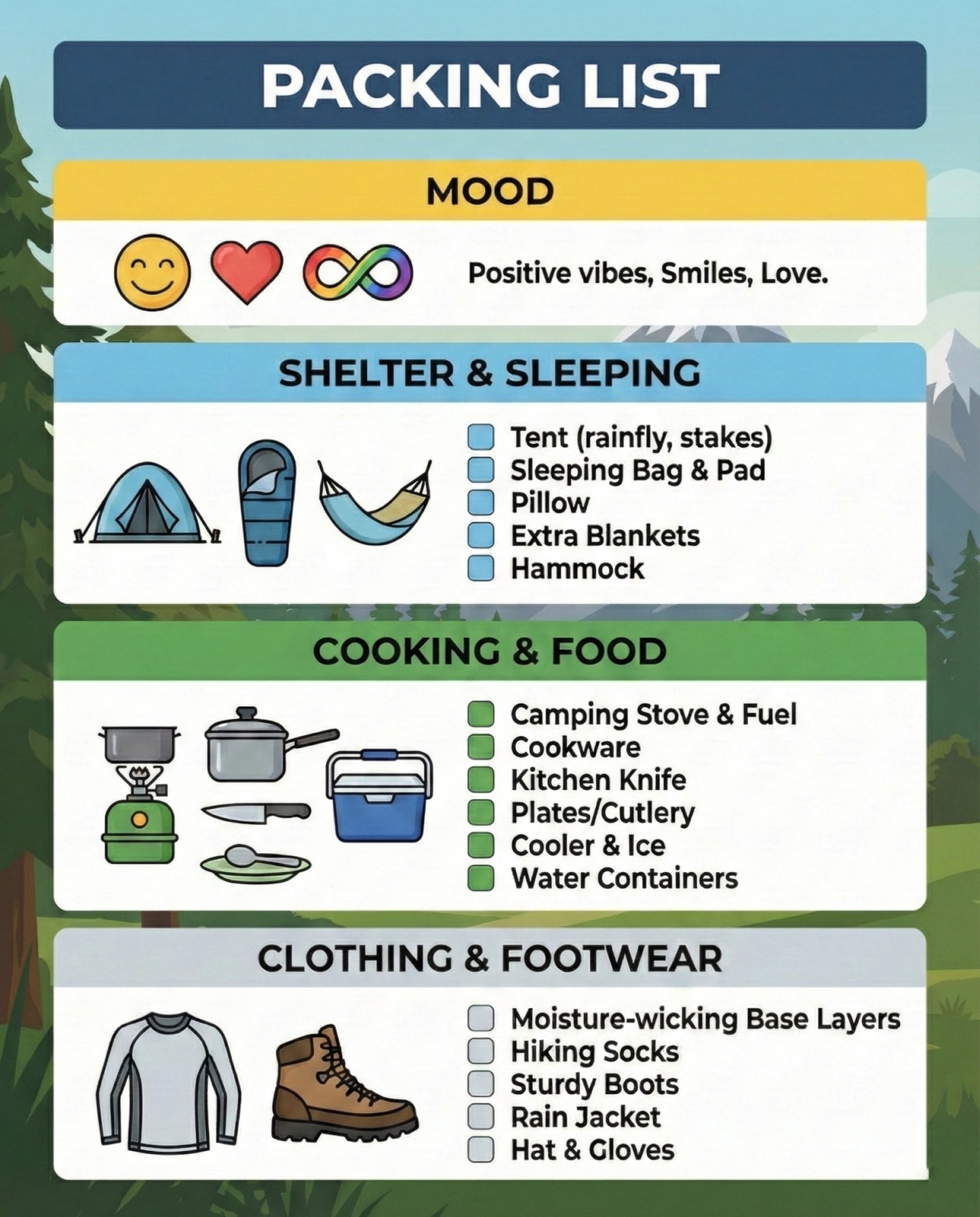 Stress-Free Adventure Packlist